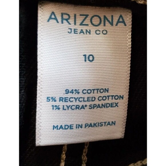 Arizona Jean Co Black Skater Jeans NWT Size 10 Y2K Relaxed Wide Leg Streetwear - Picture 8 of 16